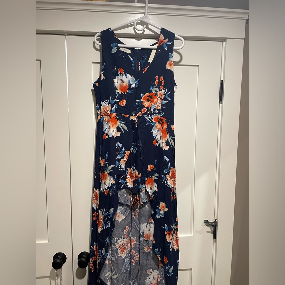Floral maxi dress/romper